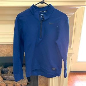 Nike Golf Quarter Zip Pullover Navy Mens Size Small